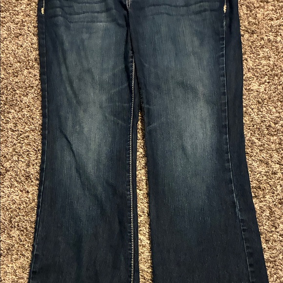 Nine West Wide Legged Embroidered Women's Jean- Size 14/32 - Picture 10 of 13